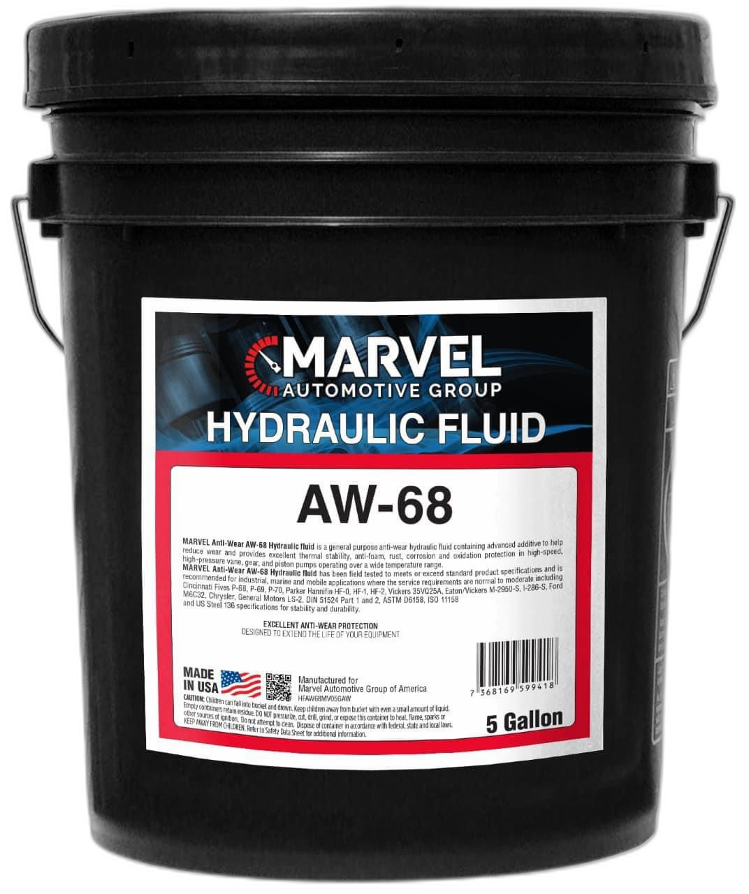 Hydraulic Fluid AW-68 (5 Gallon)